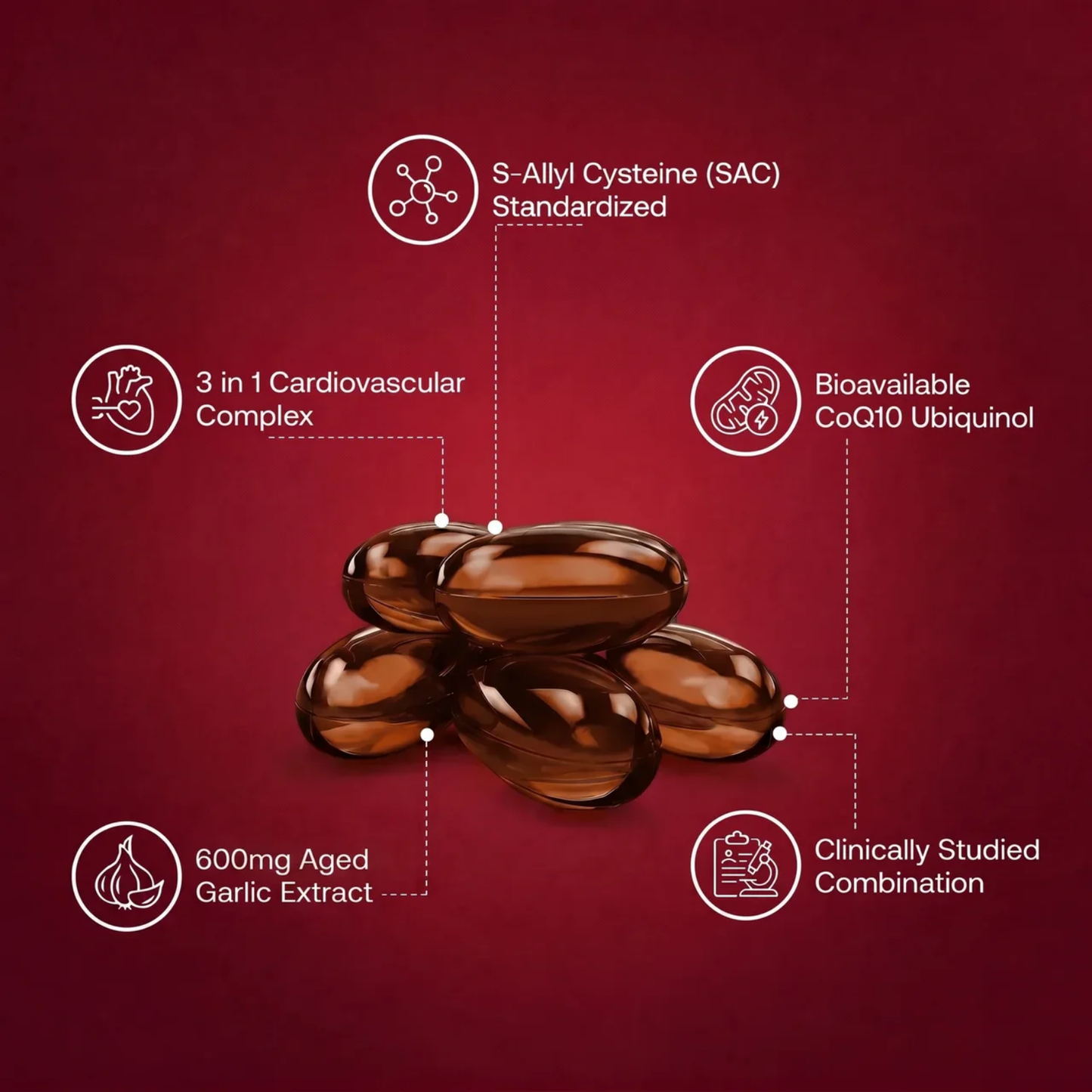 Hormizon Aged Odorless Garlic Softgels