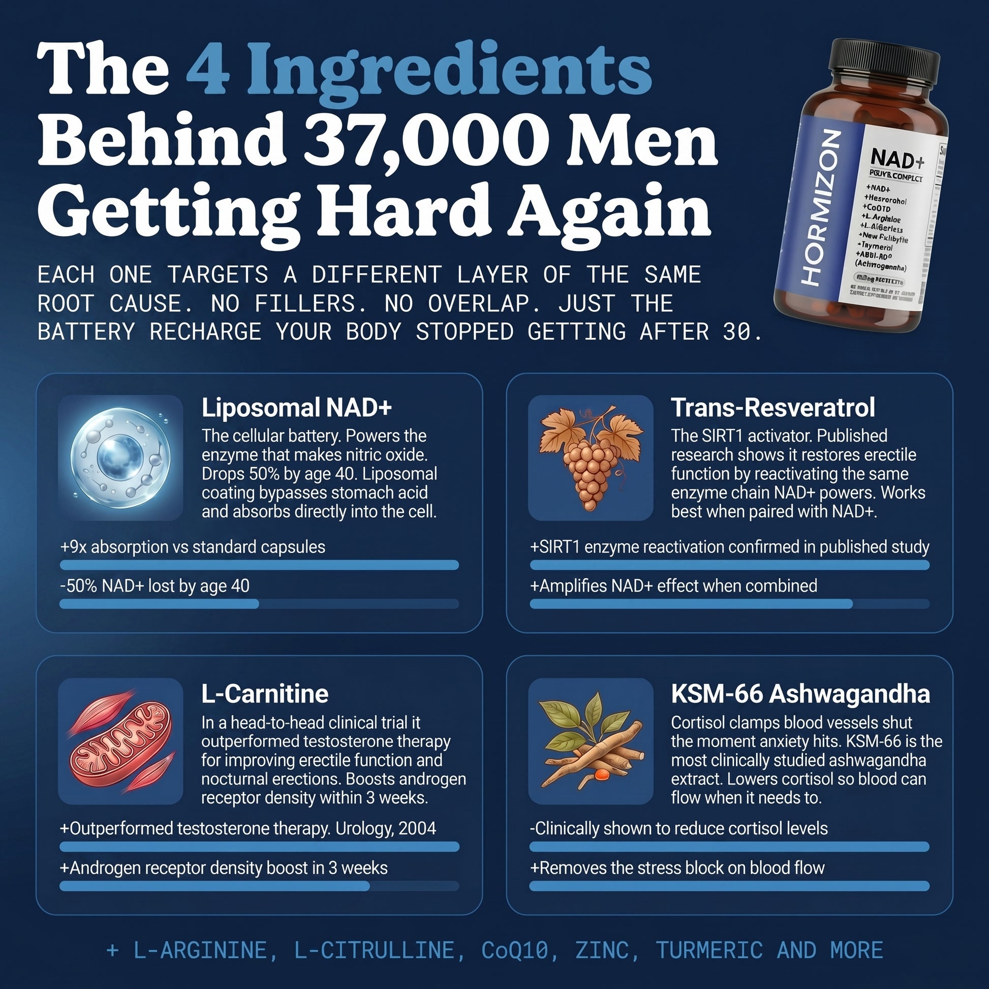 Hormizon Liposomal NAD+ for Men