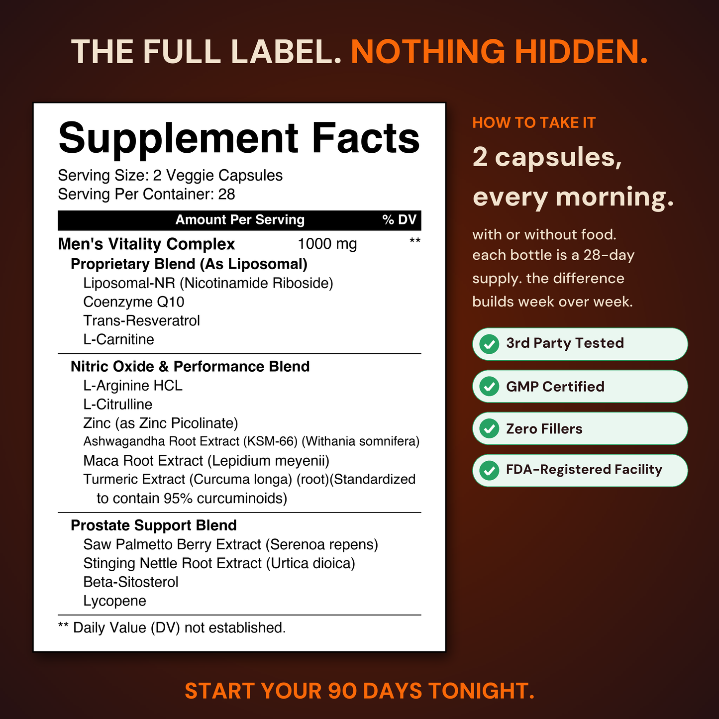 Horimizon Men's Vitality Complex (Copy)
