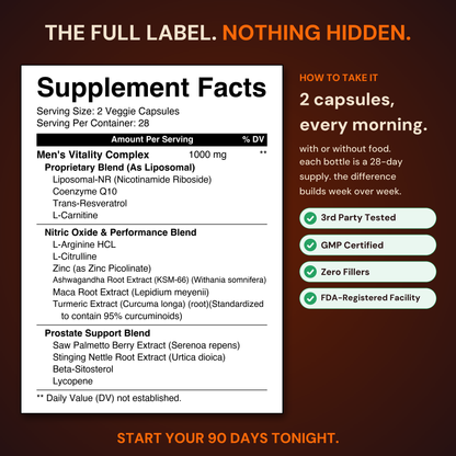 Horimizon Men's Vitality Complex (Copy)